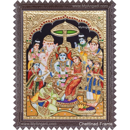 Ramar Pattabhisekam Tanjore Painting