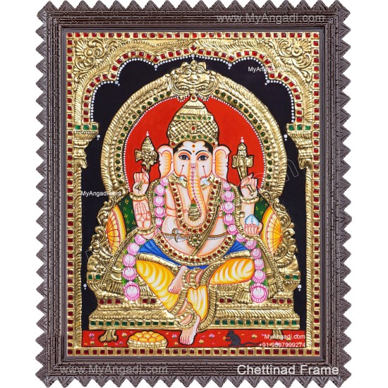 Ganapathi Tanjore Painting 