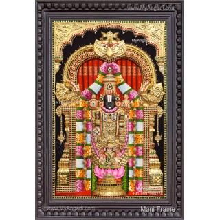 3d Balaji Lakshmi Tanjore Painting