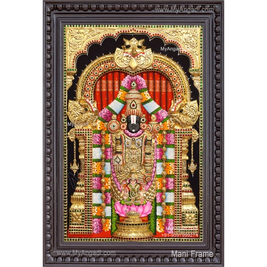 3d Balaji Lakshmi Tanjore Painting