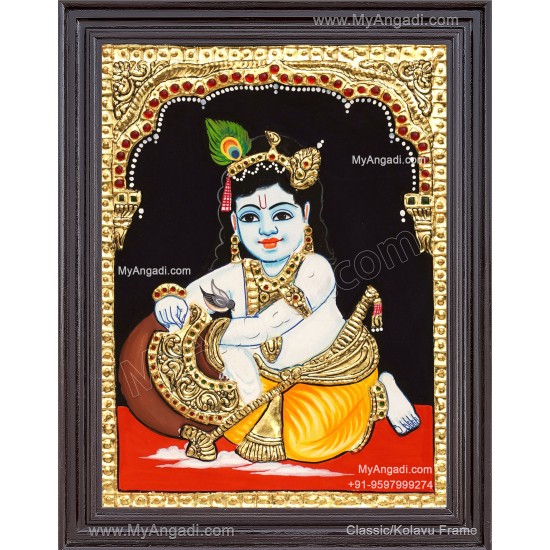 Butter Krishna Tanjore Paintings