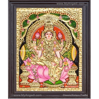 Aishwarya Lakshmi Tanjore Painting