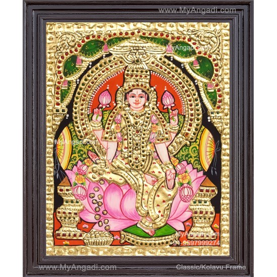 Aishwarya Lakshmi Tanjore Painting