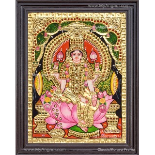 Ishwarya Lakshmi Tanjore Painting