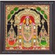 Balaji Sridevi Bhudevi Tanjore Painting