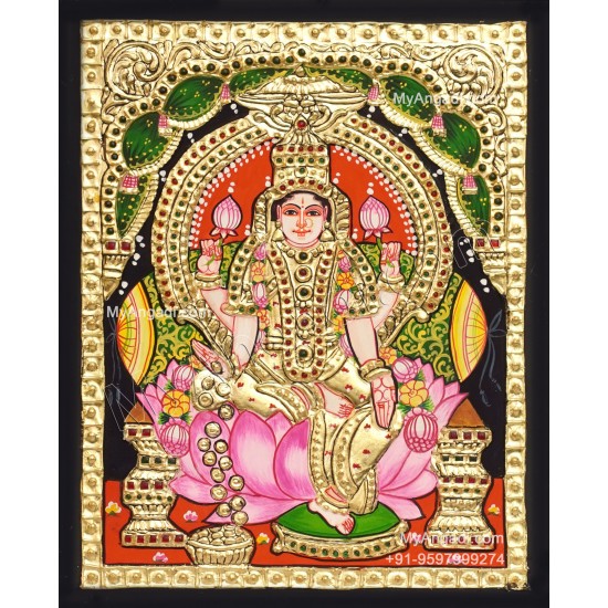 Aishwarya Lakshmi Tanjore Painting