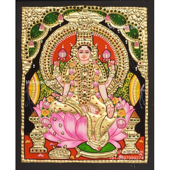 Ishwarya Lakshmi Tanjore Painting