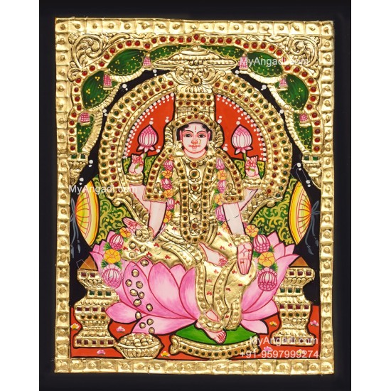 Ishwarya Lakshmi Tanjore Painting