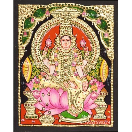 Ishwarya Lakshmi Tanjore Painting