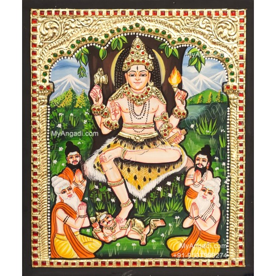 Dakshinamurthy Tanjore Painting