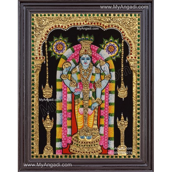 Guruvayurappan Tanjore Painting Guruvayurappan Tanjore Painting