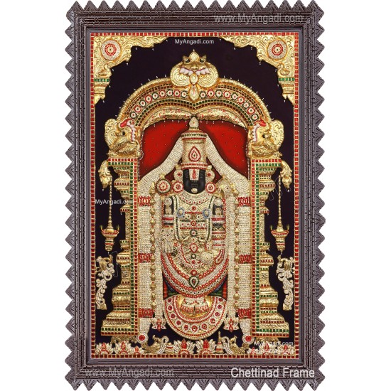 3D Balaji Tanjore Painting