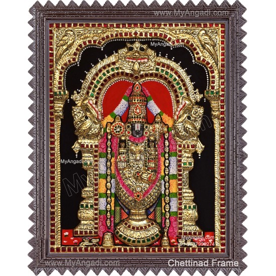 Balaji 3d Tanjore Painting