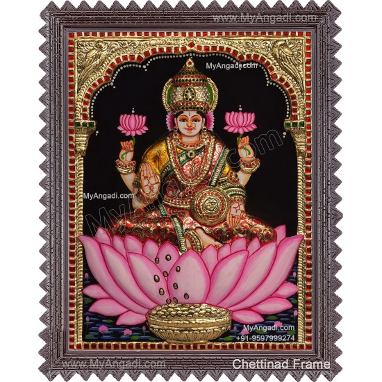 Lakshmi 3D Tanjore Painting