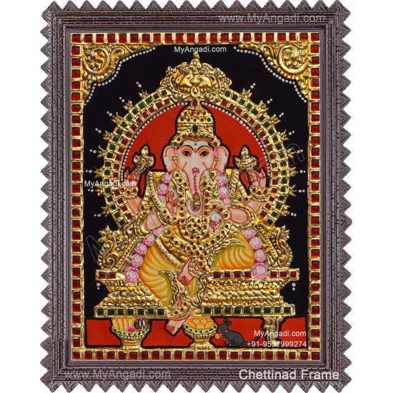 Ganesha Tanjore Painting Ganesha Tanjore Painting