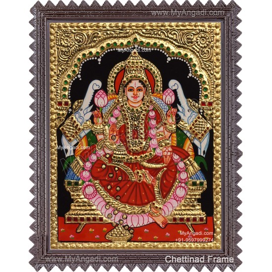 Gajalakshmi Tanjore Painting Gajalakshmi Tanjore Painting