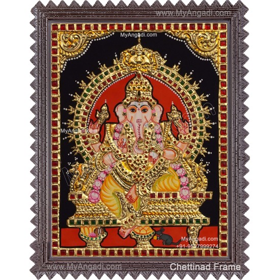 Ganesha Tanjore Painting Ganesha Tanjore Painting