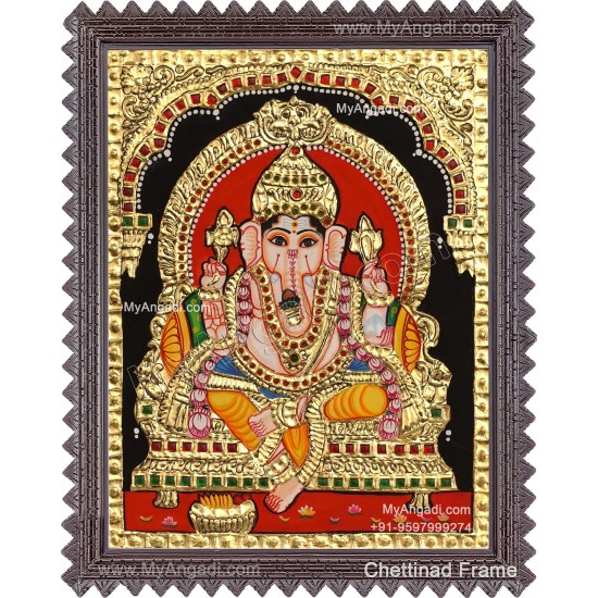 Ganesha Tanjore Painting