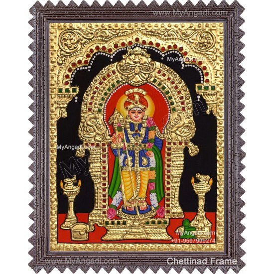 Raja Alangara Murugar Tanjore Painting