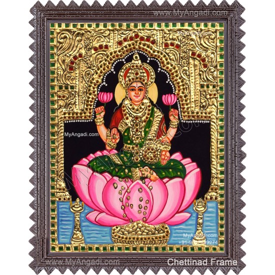 Dhanalakshmi Tanjore Painting Dhanalakshmi Tanjore Painting
