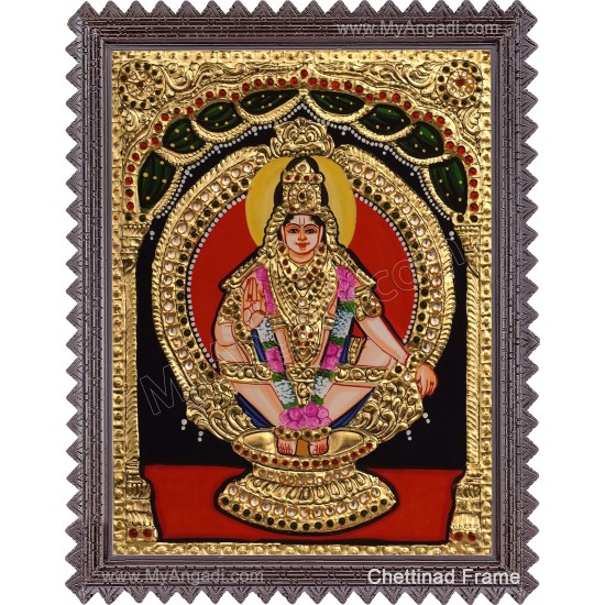 Ayyappan Tanjore Painting