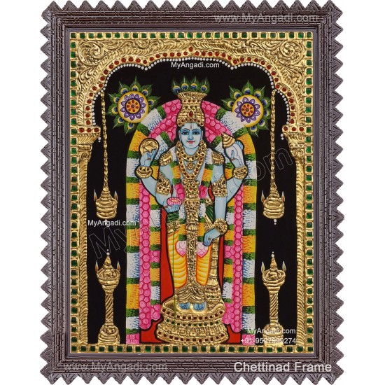 Guruvayurappan Tanjore Painting Guruvayurappan Tanjore Painting