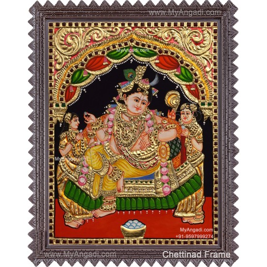 Krishna Tanjore Painting Krishna Tanjore Painting