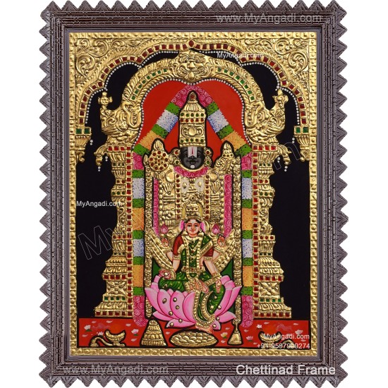 Balaji Lakshmi Tanjore Painting