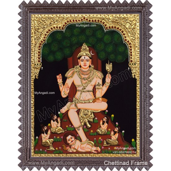 Dakshinamurthi Tanjore Painting