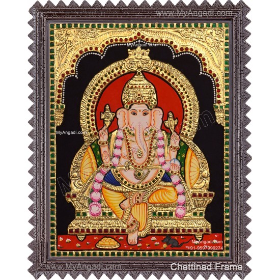 Vinayagar Tanjore Painting Vinayagar Tanjore Painting