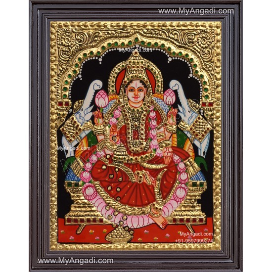 Gajalakshmi Tanjore Painting Gajalakshmi Tanjore Painting