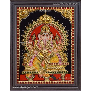 Ganesha Tanjore Painting