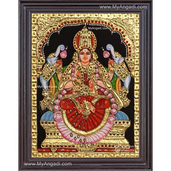 Gajalakshmi Tanjore Painting Gajalakshmi Tanjore Painting