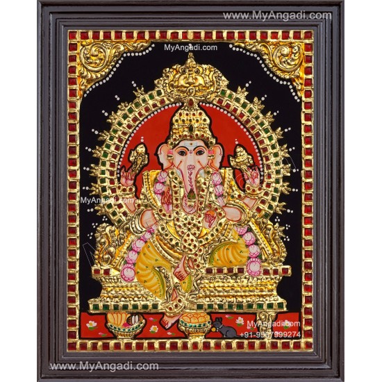 Ganesha Tanjore Painting