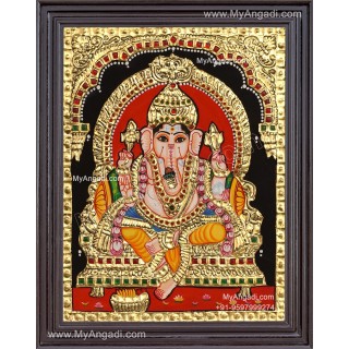 Ganesha Tanjore Painting