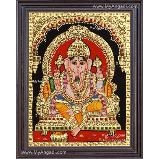 Ganesha Tanjore Painting