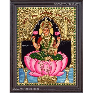 Dhanalakshmi Tanjore Painting
