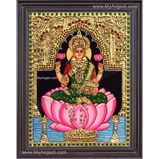 Dhanalakshmi Tanjore Painting Dhanalakshmi Tanjore Painting