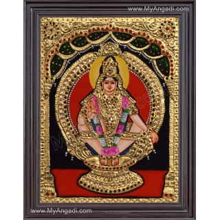 Ayyappan Tanjore Painting