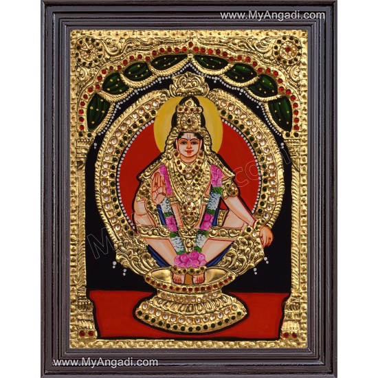 Ayyappan Tanjore Painting