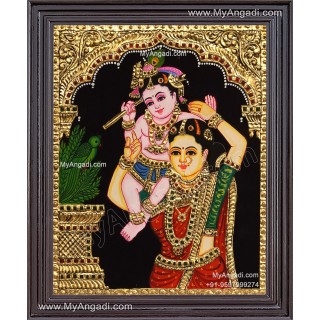 Yashoda Krishna Tanjore Painting