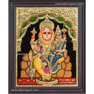 Lakshmi Narasimhar Tanjore Painting