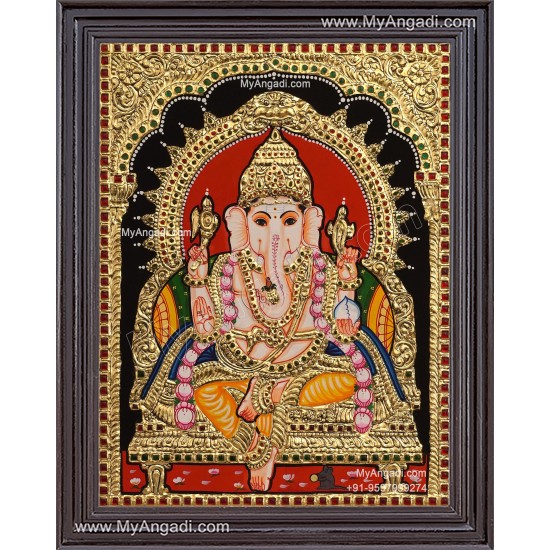 Ganesha Tanjore Painting Ganesha Tanjore Painting