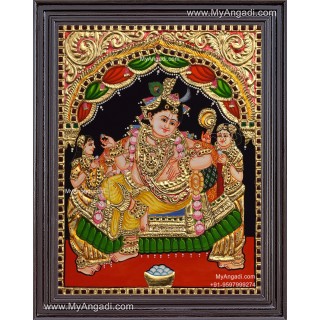 Krishna Tanjore Painting
