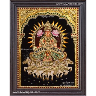 Surya Narayana Tanjore Painting