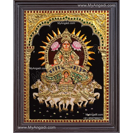 Surya Narayana Tanjore Painting Surya Narayana Tanjore Painting