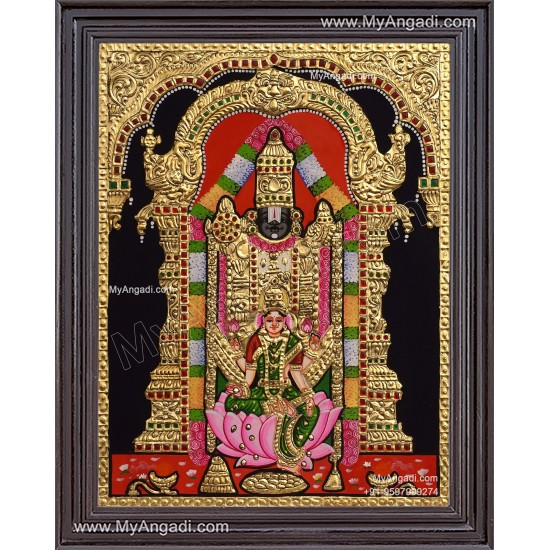 Balaji Lakshmi Tanjore Painting
