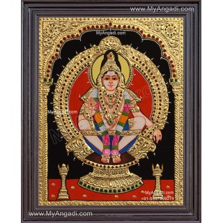 Ayyappan Tanjore Painting