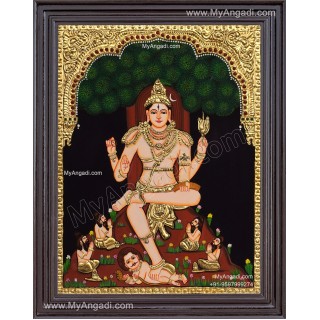 Dakshinamurthi Tanjore Painting
