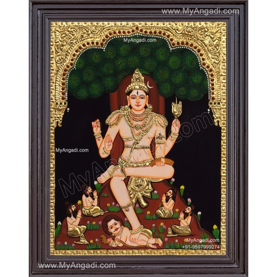 Dakshinamurthi Tanjore Painting